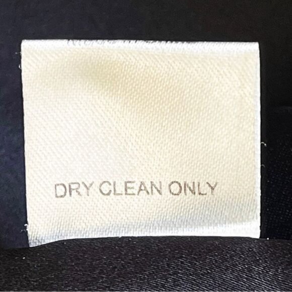 Line & Dot Leather Trim Tuxedo Blazer Jacket size medium - Picture 10 of 11